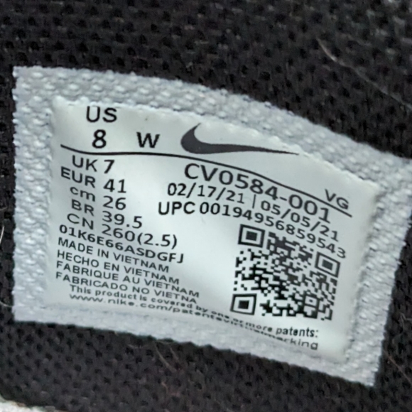 Nike men's Alpha football cleats size 8 - Picture 2 of 4